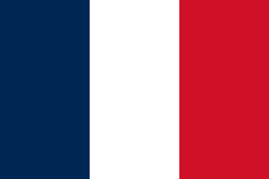 Drapeau français pour sélectionner la langue française