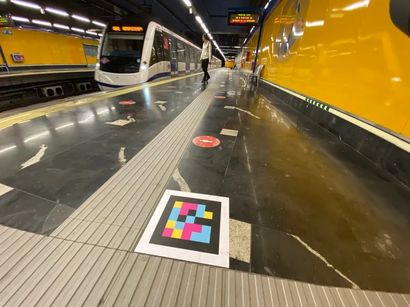 Metro de Madrid · L8 — Colombia und Aeropuerto T1-T2-T3 — Madrid