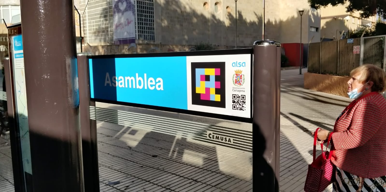 ALSA · Ayuntamiento de Cartagena — paradas de bus — Cartagena