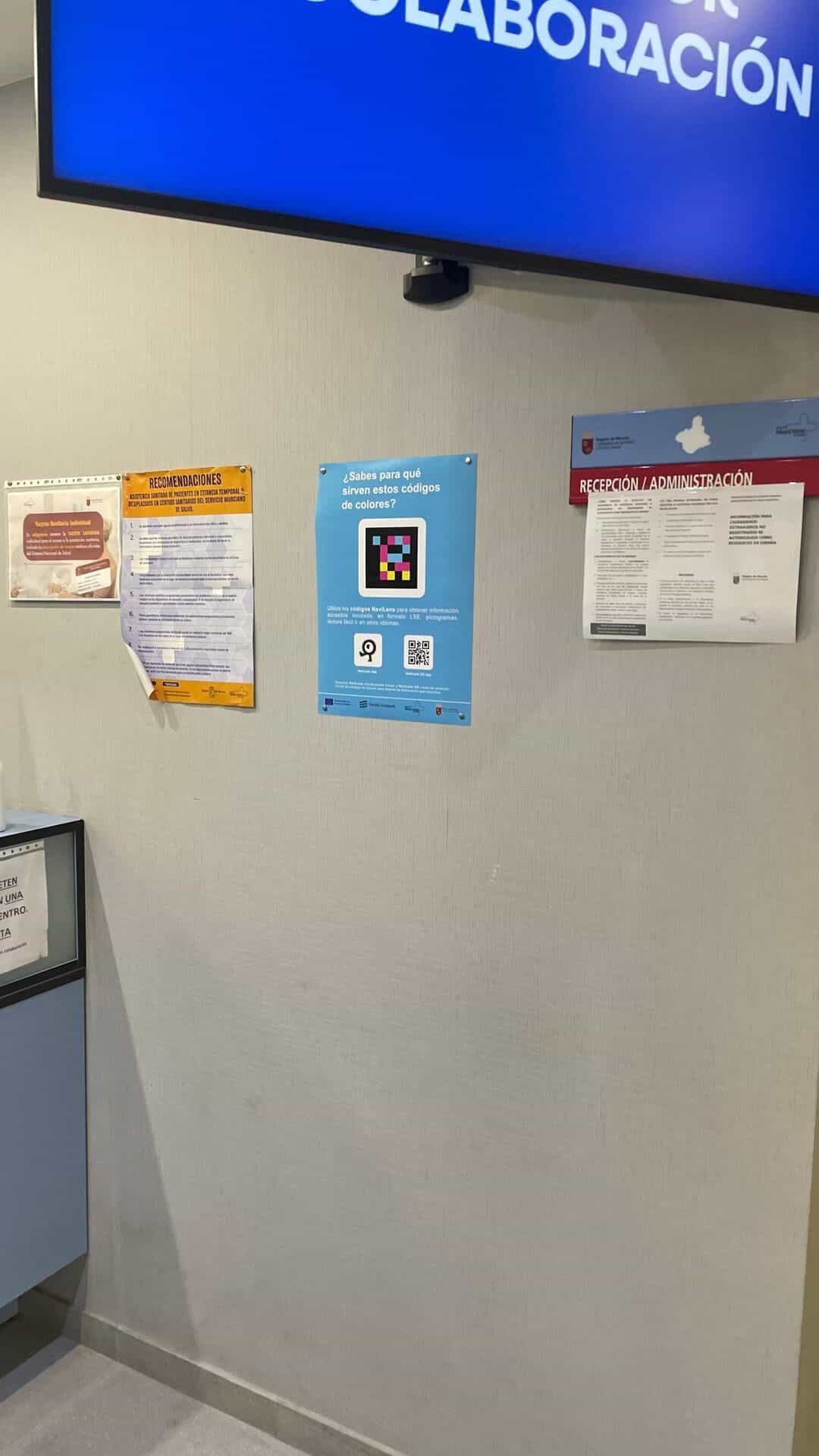 Flurcodes Schild