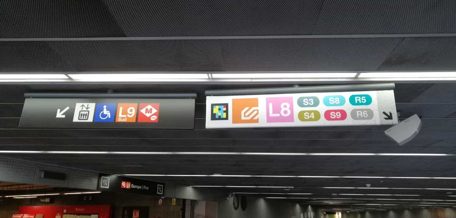 FGC — L8吊り下げ標識
