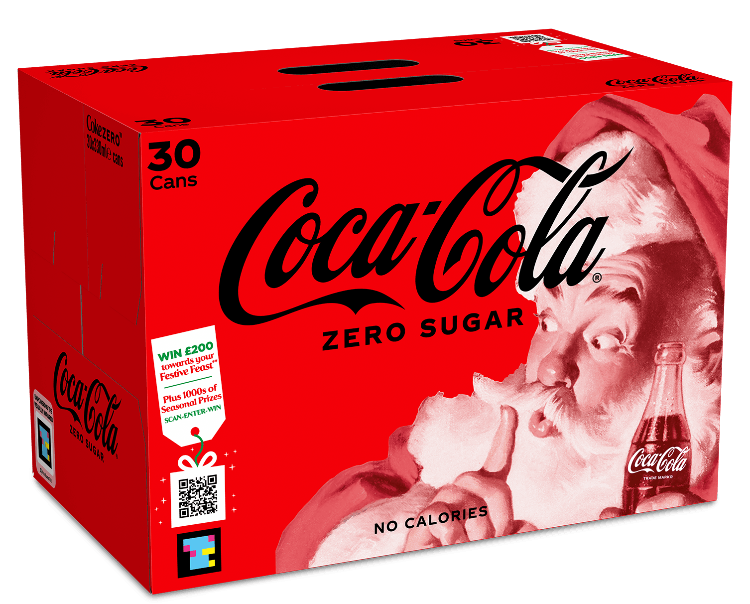 Coca-Cola × RNIB — Multipacks navideños accesibles