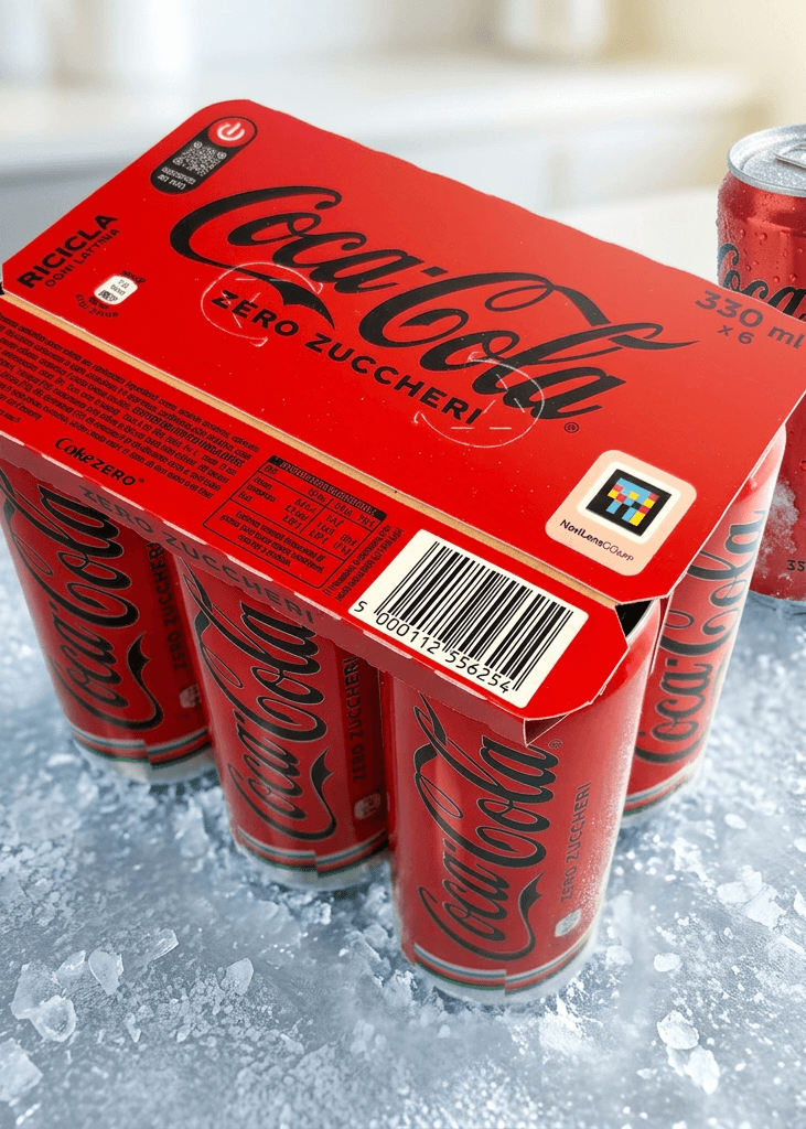 Coca-Cola × RNIB — Multipacks navideños accesibles