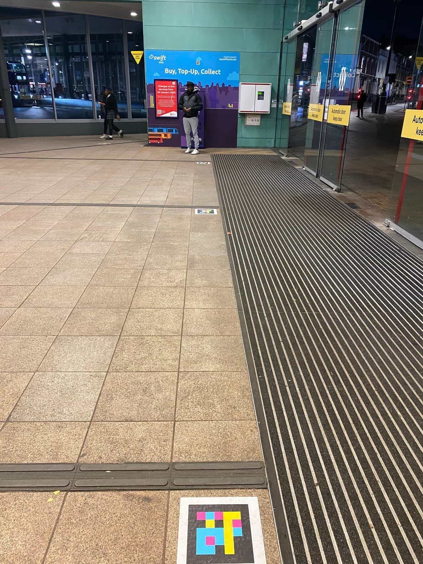 Wolverhampton Bus Station · NaviLens deployment 5