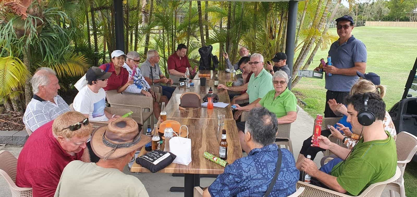 World Blind Golf · Meadow Park — Christmas cracker sul green