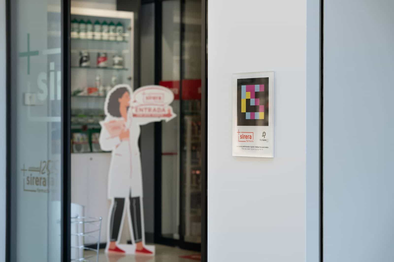 Eingangscode für Plakatwand