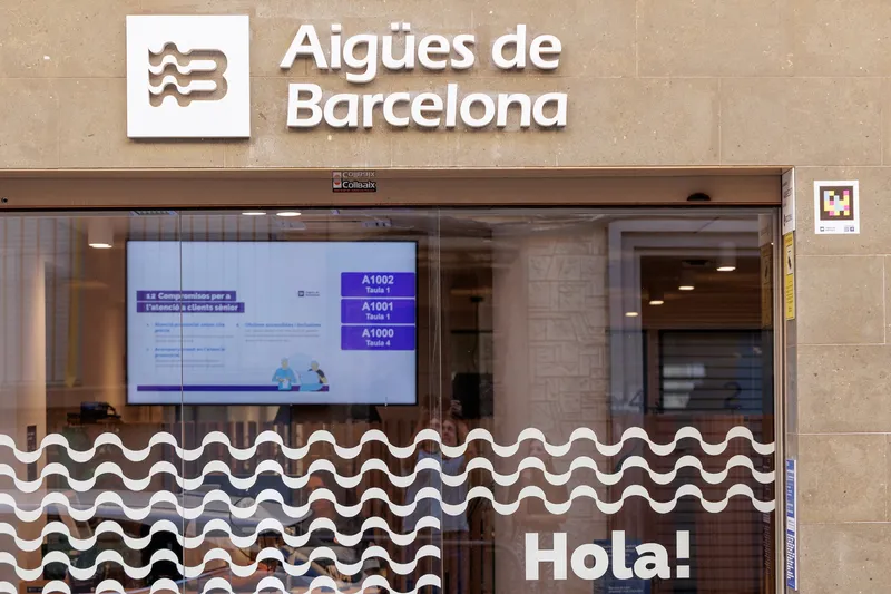 Aigües de Barcelona — Accessible customer service offices with NaviLens — Barcellona · L’Hospitalet · Gavà