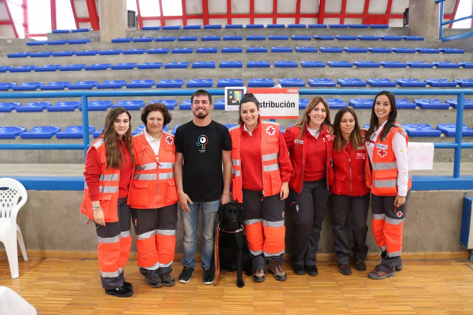 UME · Cruz Roja · Murcia 2018 — Group photo at the Distribution zone