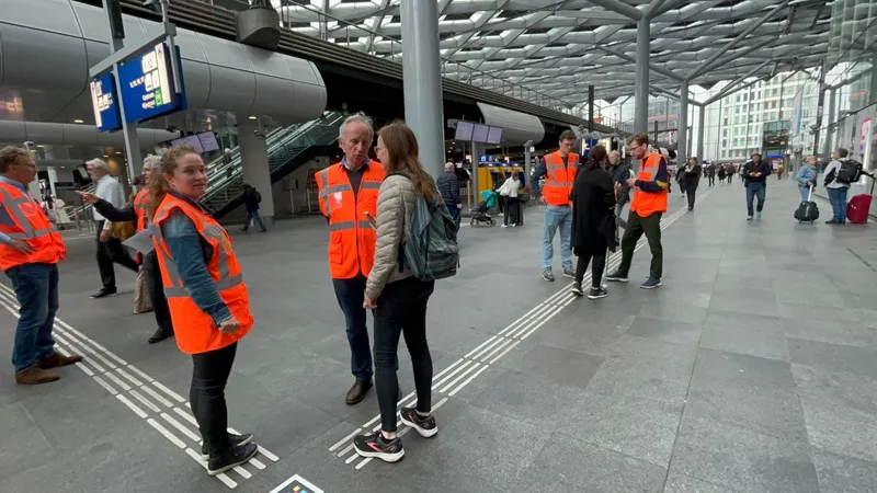 ProRail · Den Haag Centraal — NaviLens-Test — Den Haag