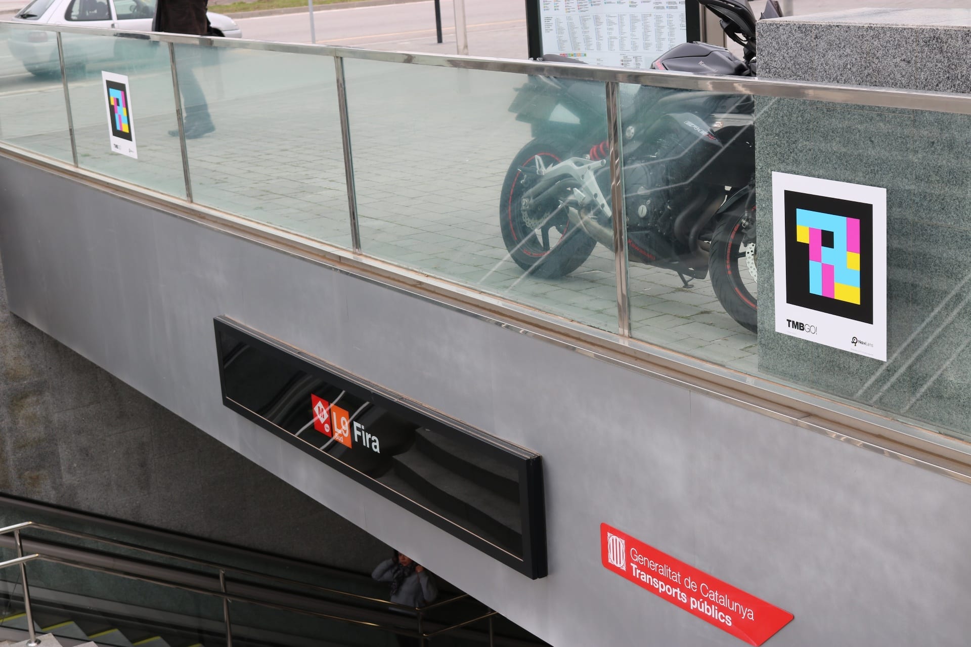 TMB Barcelona — L9 Sud entrance — Fira