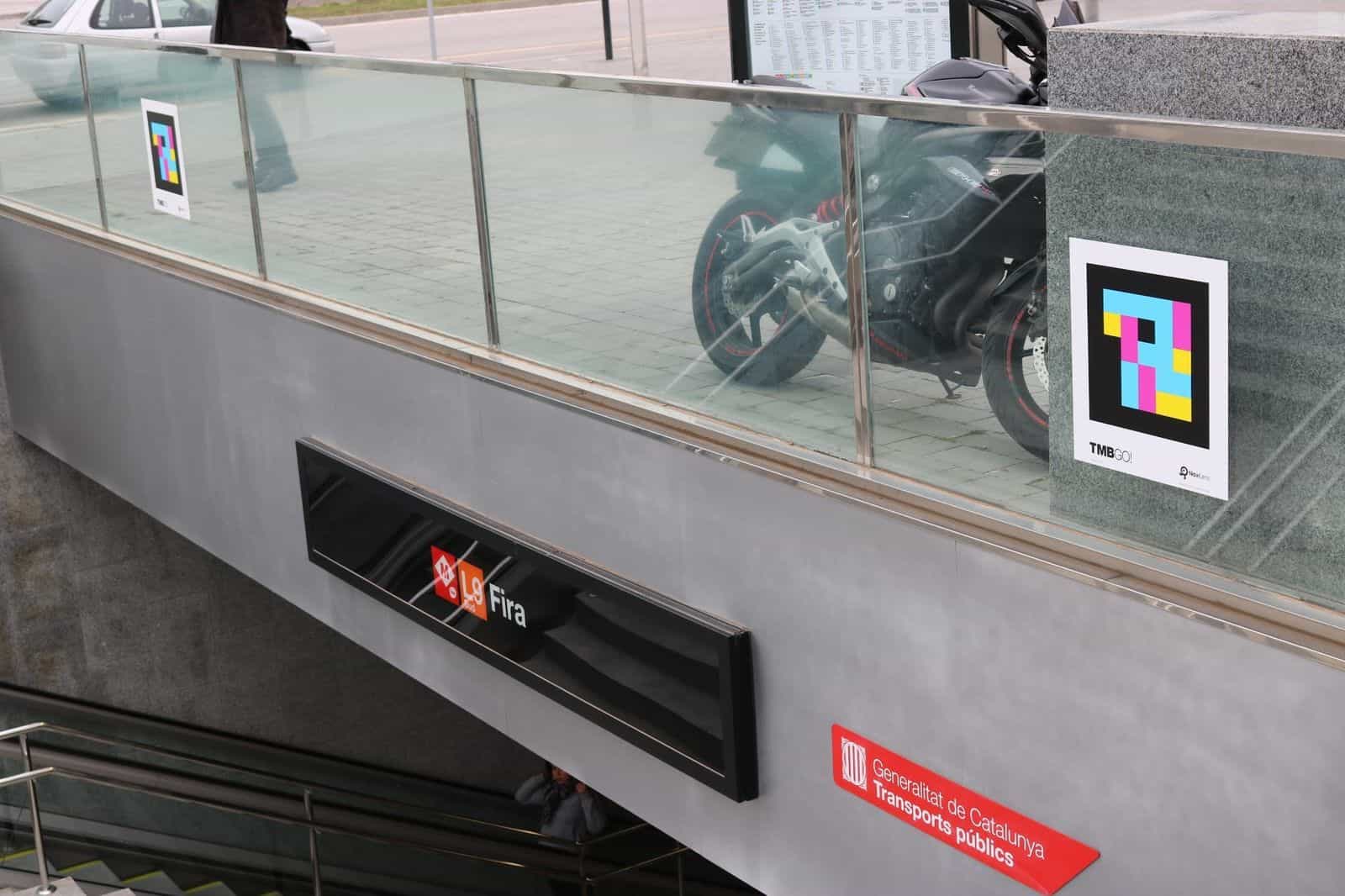 TMB Barcelona — L9南線入口 — フィラ