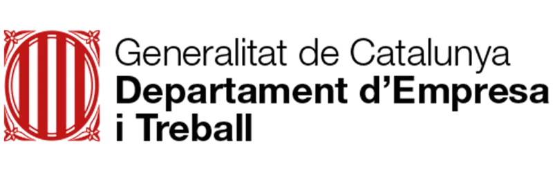 Logo der Generalitat de Catalunya · Departament d’Empresa i Treball