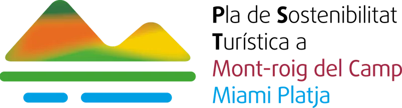 Logo des Pla de Sostenibilitat Turística a Mont-roig del Camp · Miami Platja