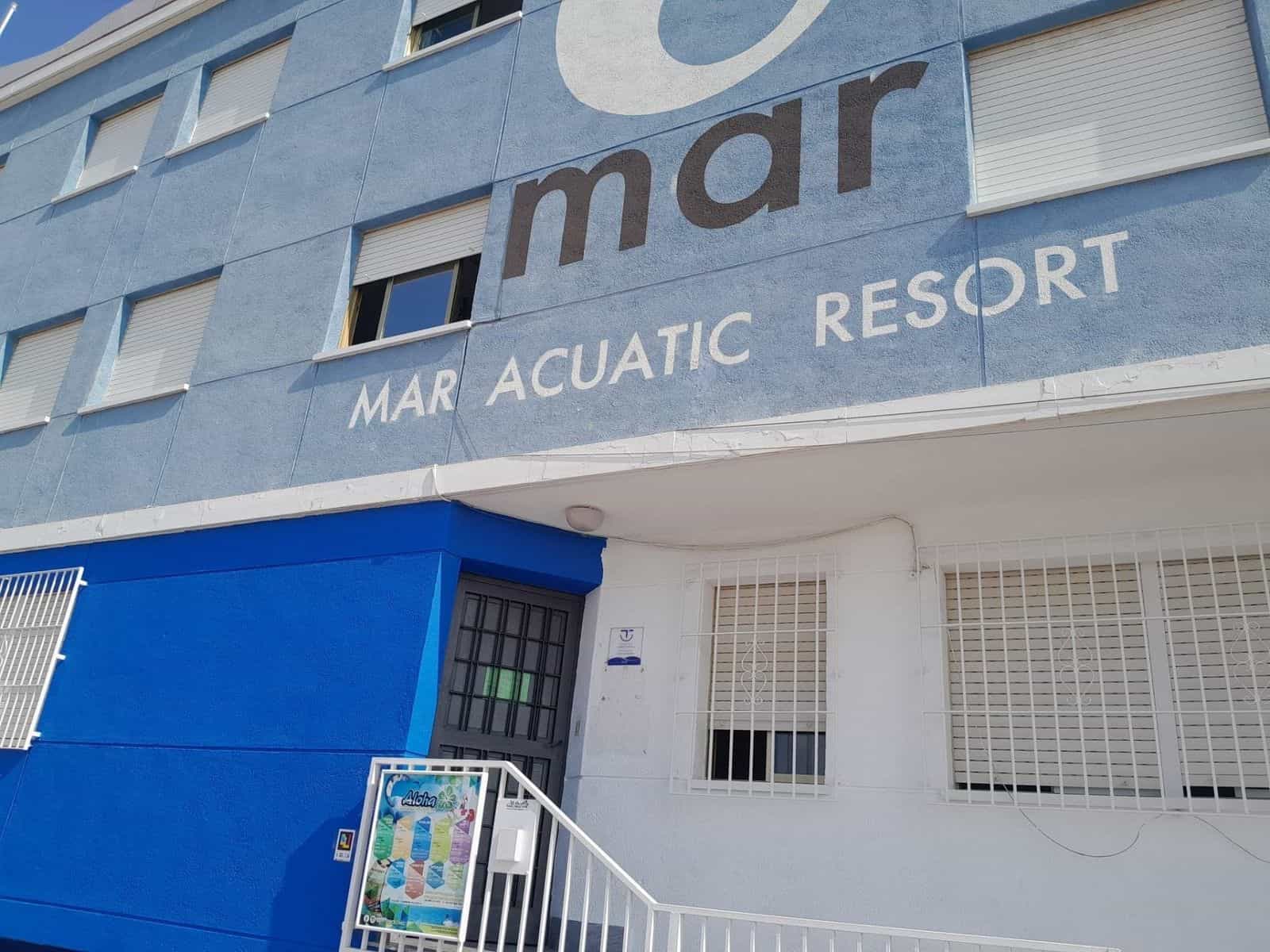 mar acuatic resort fachada
