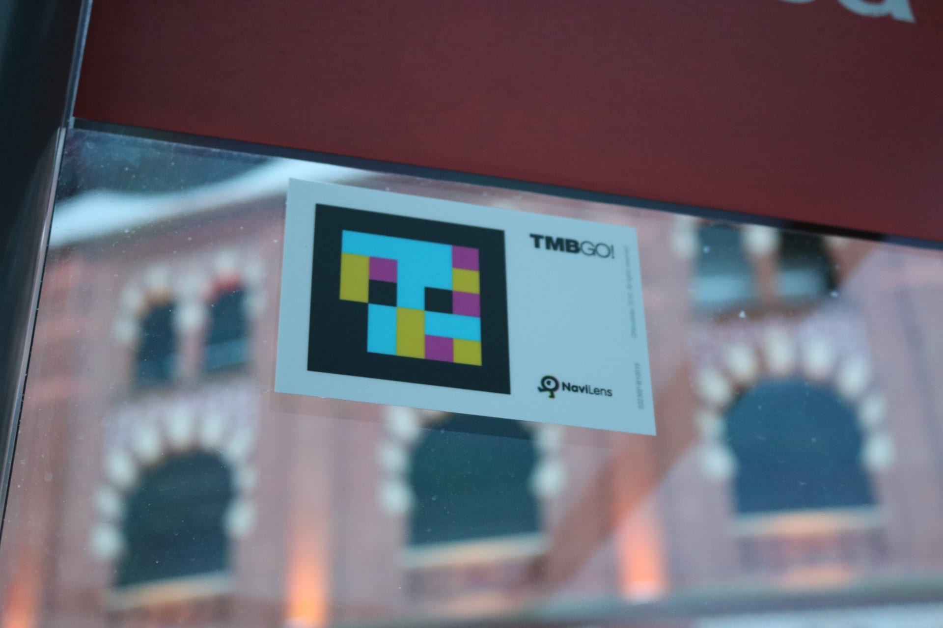 TMB Barcelona — TMBGO! shelter with NaviLens code