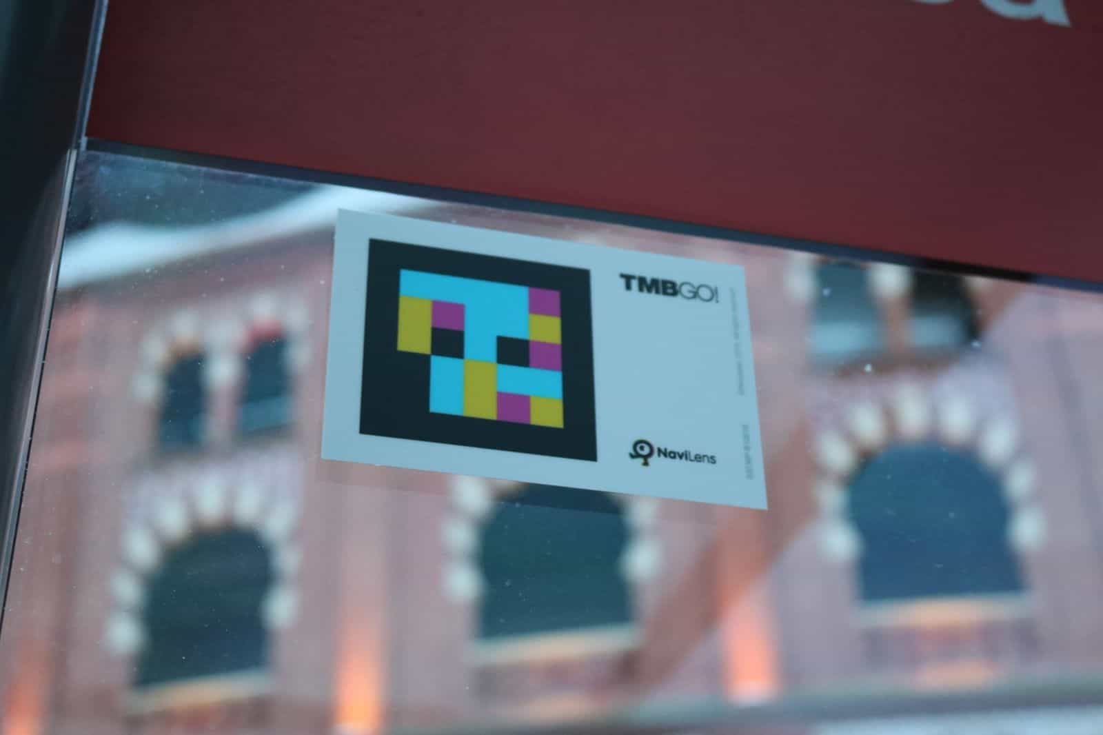 TMB Barcelona — NaviLensコード付きTMBGO!バス停
