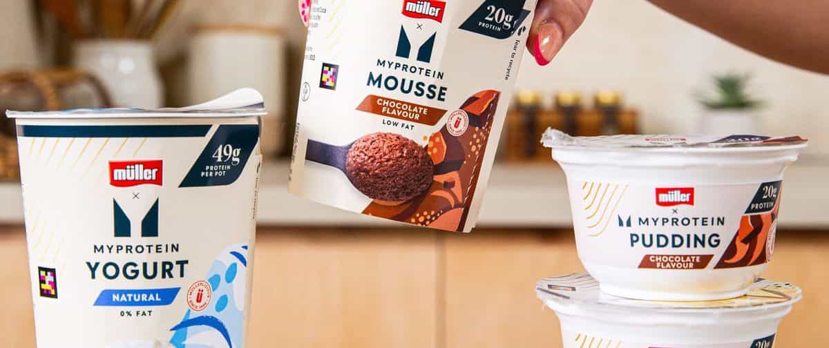 Pack de Müller Corner Vanilla Chocolate Balls con código NaviLens.