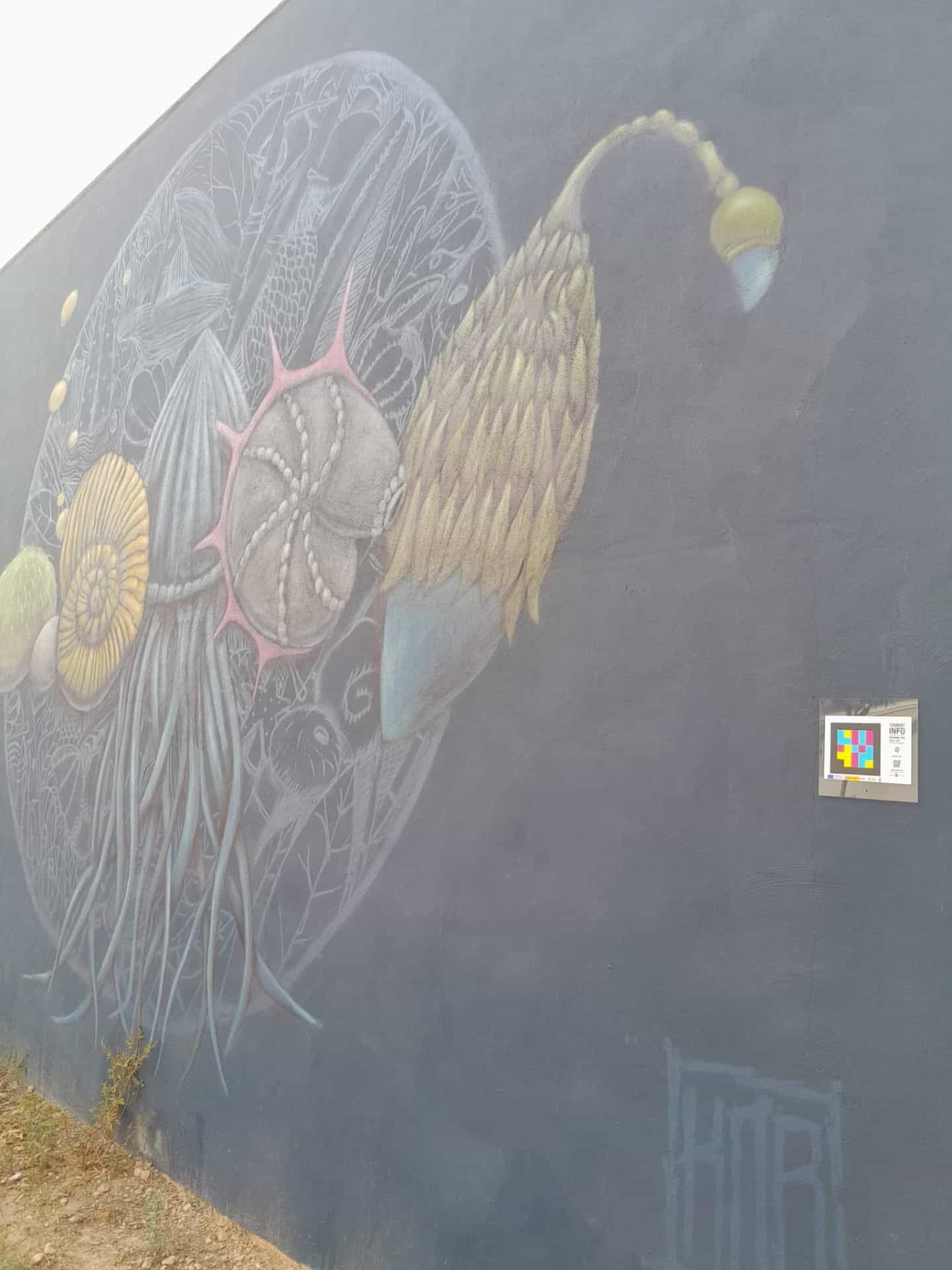 mural fauna marina