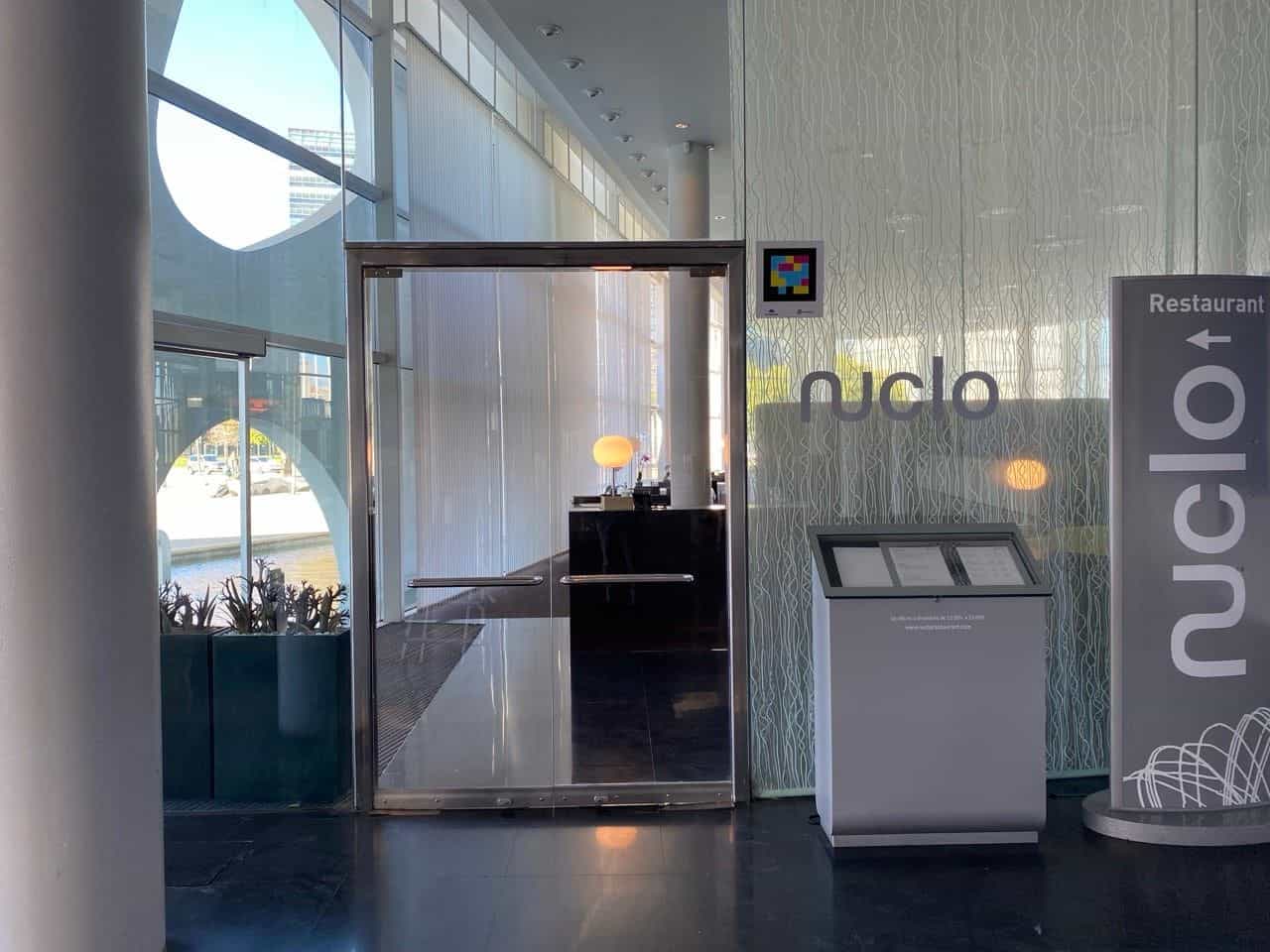 Fira de Barcelona — NaviLensコード付きのNucloレストラン