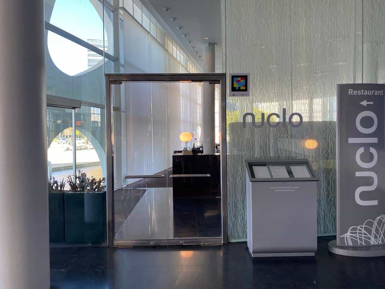 Fira de Barcelona — Nuclo restaurant with NaviLens code