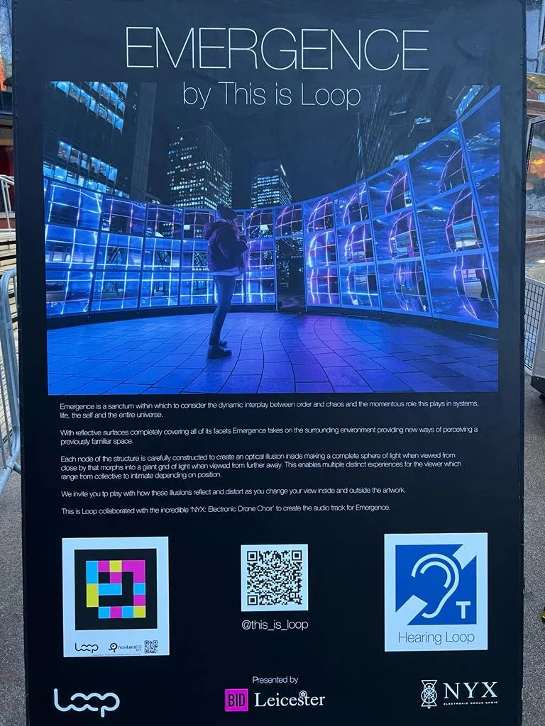 This is Loop · Emergence — Art public accessible avec BID Leicester — Leicester