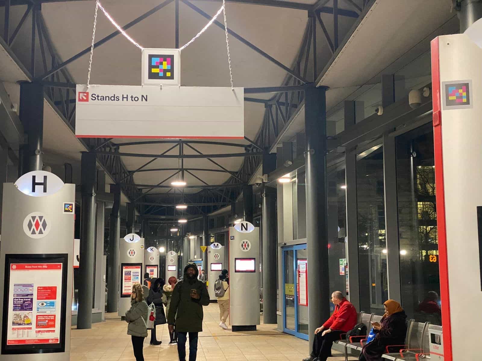 Wolverhampton Bus Station · NaviLens deployment 7