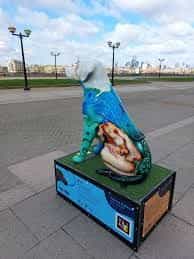 perro azul thames skyline Bi 2jCs7