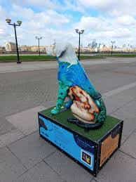 perro azul thames skyline