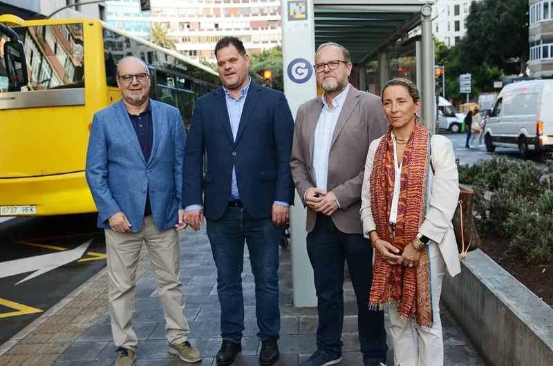 Guaguas Municipales — 837 barrierefreie Haltestellen (Innobus-Tur) — Las Palmas de Gran Canaria