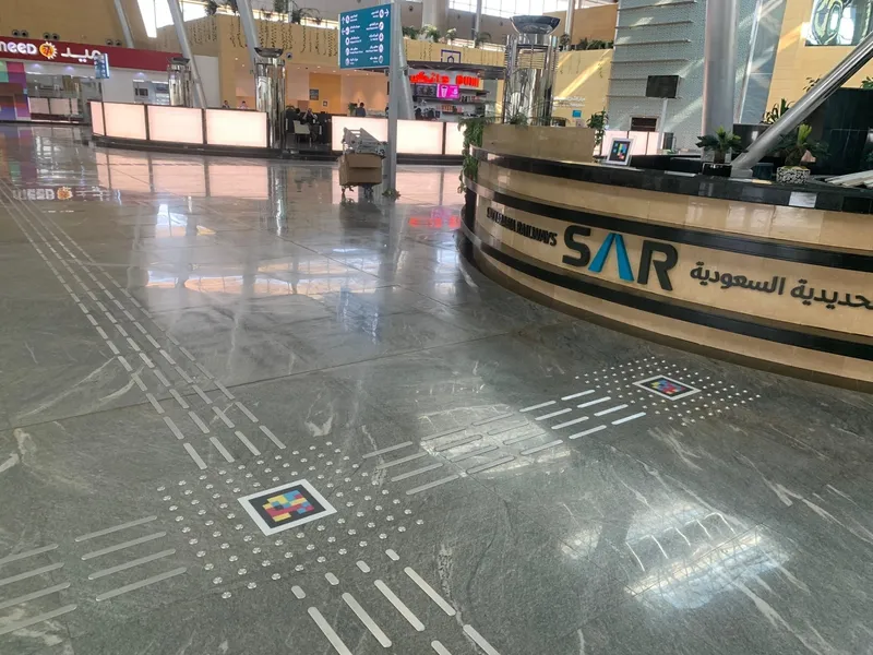 SAR · Saudi Arabia Railways — Riad und die 6 Bahnhöfe der North Train barrierefrei mit NaviLens — Riad
