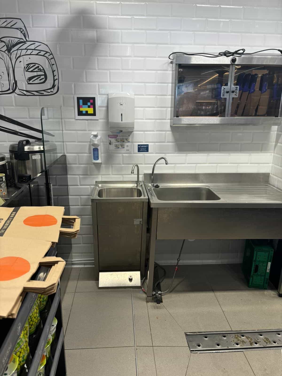 Carrefour Market Boadilla — Sushi-Zubereitungsbereich